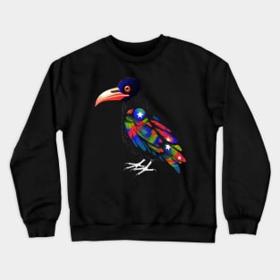 Patriotic Umbrellabird Crewneck Sweatshirt